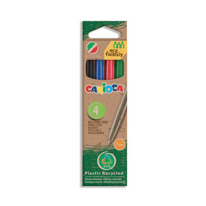 CARIOCA ECO STYLO BILLE VERT Recyclé à 77%