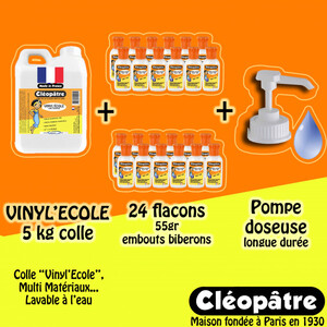 VINYL'ECOLE SCHOOLPACK 1 AN DE COLLAGE POUR LA CLASSE