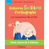 PACK DE 5 EX HISTOIRES FARFELUES D'ORTHOGRAPHE - LES INSPECTEURS NE E