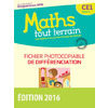 MATHS TOUT TERRAIN CE1 2016 FICHIER PHOTOCOPIABLE DE DIFFERENCIATION
