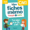 MES FICHES MEMO FRANCAIS ET MATHS CM1 - TOUT RETENIR EN UN CLIN D'OEI