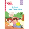 JE LIS PAS A PAS - T10 - TEO ET NINA GS-CP NIVEAU 1 - EN FORET AVEC T