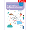 RESOUDRE DES PROBLEMES DE GEOMETRIE, GRANDEURS ET MESURES CE1 CAHIER