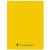 CAHIER POLYPRO JAUNE 24X32 96P GDS CARREAUX 70G