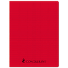 CAHIER POLYPRO ROUGE 24X32 96P GDS CARREAUX 70G