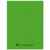 CAHIER POLYPRO VERT 24X32 96P GDS CARREAUX 70G