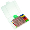 CRAYONS DE COULEUR EDUFIRST MINE EXTRA DOUCE, BOÎTE PLASTIQUE 6 COUL.