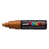 MARQUEUR  UNI-POSCA POINTE BISEAUTÉE LARGE PC8K BRONZE