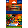 KIDS SMOOTH 48 CRAYONS COUL CLASSIQUES, METAL, PASTEL ET NEONS ASSORT