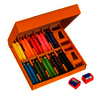 KIDS MULTI-SURFACES CLASSPACK 40 CRAYONS 3EN1 COLORIS ASSORTIS + 2 TC