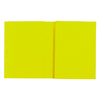 PROTÈGE-CAHIER CARTON 17X22 2 RABATS 225GR JAUNE