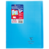 KOVERBOOK CAHIER 24X32 96P GDS CARREAUX BLEU 90G PIQURE
