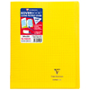 KOVERBOOK CAHIER 24X32 96P GDS CARREAUX JAUNE 90G PIQURE
