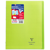 KOVERBOOK CAHIER 24X32 96P GDS CARREAUX VERT 90G PIQURE