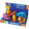 ANIMAUX DE LA SAVANNE PLASTIQUE SOUPLE - LOT DE 6