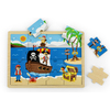 PUZZLE BOIS PIRATE 16 PIECES