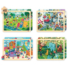 4 PUZZLES LIEUX, RESPECT ET VIVRE ENSEMBLE 48 PIECES