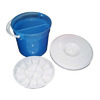SEAU LAVE PINCEAUX Ø17CM HT 14,5CM (2 SEAUX + 1 PALETTE)