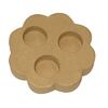 BOUGEOIR P/TABLE EN CARTON FLEUR 150X150X25MM