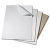 PAQUET 10 PLAQUES CARTON BLANC 924 GR 50X65CM
