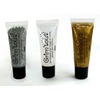 3 TUBES GEL PAILLETÉ 25ML OR/ARGENT/CRISTAL