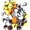 POMPONS ANIMAUX - LOT DE 200 PIÈCES TAILLES ET COULEURS ASSORTIES