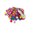 PERLES MOUSSE RONDES SACHET DE 500P MULTI + LACETS