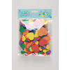 MOUSSE CAOUTCHOUC COEURS - LOT DE 200 PIÈCES ASSORTIES