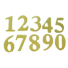 LOT DE 20 CHIFFRES CARTON HT 40MM (2 PLAQUES DE 10 CHIFFRES)