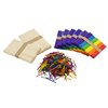 SCHOOLPACK 1400 BÂTONNETS ET ALLUMETTES BOIS TAILLES, FORMES ET COLOR