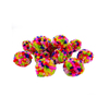 POMPONS EN LAINE - 100 PIECES COULEURS ASSORTIES
