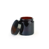 POMMADIER 120 ML VERRE AMBRE + COUVERCLE