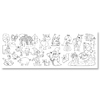 ROULEAU DE PAPIER DESSIN AVEC MOTIFS - 30CMX4M, AUTO-ADHÉSIF ET DÉCOL
