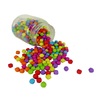 PERLES PLASTIQUE ROSES 10X9MM OPAQUES - BOCAL 500 PERLES