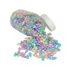 PERLES PLASTIQUE POIRES 7X12MM PASTEL - BOCAL 700 PERLES