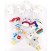 LOT DE 10 PERSONNAGES À CUSTOMISER - 100 % COTON - MODÈLES ASSORTIS :