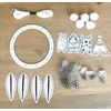 KIT DIY 3 ATTRAPE-RÊVES BE A CHEYEN À FABRIQUER