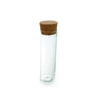 TUBE VERRE 8CM AVEC BOUCHON LIEGE