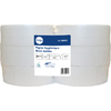 PAPIER HYGIENIQUE ROULEAU LOLYS JUMBO 320M 2 PLIS OUATE BLANCHE ECOLA