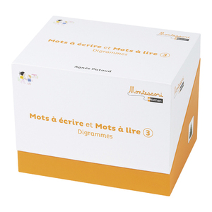 MONTESSORI  PAR NATHAN - COFFRETS MOTS ÉCRIRE ET MOTS À LIRE - SÉRIE ORANGE