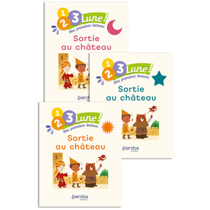 1, 2, 3, LUNE !- MES PREMIERES LECTURES - SORTIE AU CHATEAU (PACK 1 A
