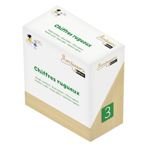 MONTESSORI PAR NATHAN - CHIFFRES RUGUEUX  DE 0 À 9