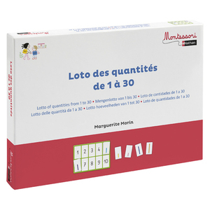 MONTESSORI PAR NATHAN - LOTO DES QUANTITÉS DE 1 À 30