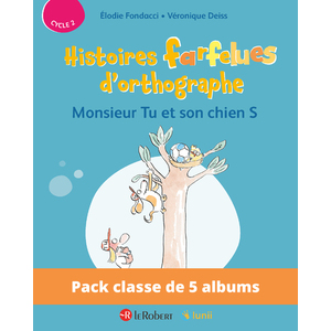 PACK DE 5 EX HISTOIRES FARFELUES D'ORTHOGRAPHE - MONSIEUR TU ET SON C