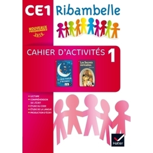 RIBAMBELLE CE1 SERIE ROUGE ED. 2016 - CAHIER D'ACTIVITES 1 + LIVRET D