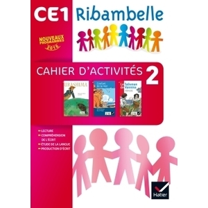RIBAMBELLE CE1 SERIE ROUGE ED. 2016 - CAHIER D'ACTIVITES 2 + LIVRET D