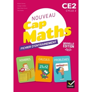 CAP MATHS CE2 - ED. 2021 - FICHIER ENTRAINEMENT + CAHIER GEOMETRIE +