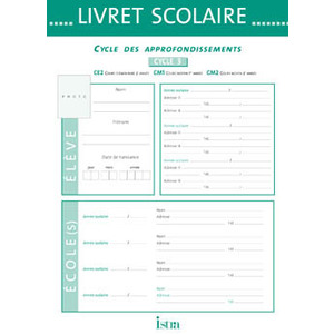 LIVRET SCOLAIRE ISTRA CYCLE 3 - EDITION 2009