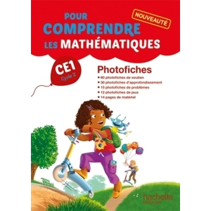 POUR COMPRENDRE LES MATHEMATIQUES CE1 - PHOTOFICHES - ED. 2014
