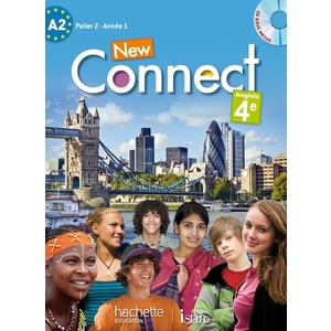 NEW CONNECT 4E / PALIER 2 ANNEE 1 - ANGLAIS - LIVRE DE L'ELEVE - EDIT